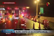 Volcadura de bus interprovincial deja 1 muerto y 15 heridos en Ancón