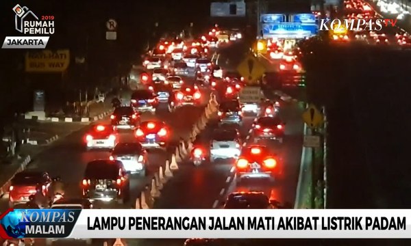 Lampu Penerangan Jalan Mati Akibat Listrik Padam