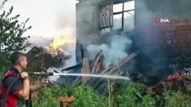 Çorum’da köy yangını: 7 ev kül oldu