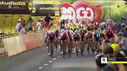Invité surprise, Mezgec s'est faufilé entre Gaviria et Ackermann pour s'imposer