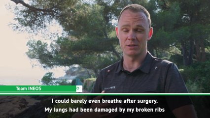 I could barely breathe after surgery - Froome