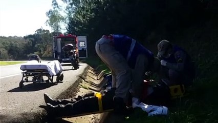 Acidente é registrado na BR-467, em Cascavel