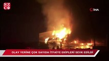 Denizli’de fabrikada büyük yangın