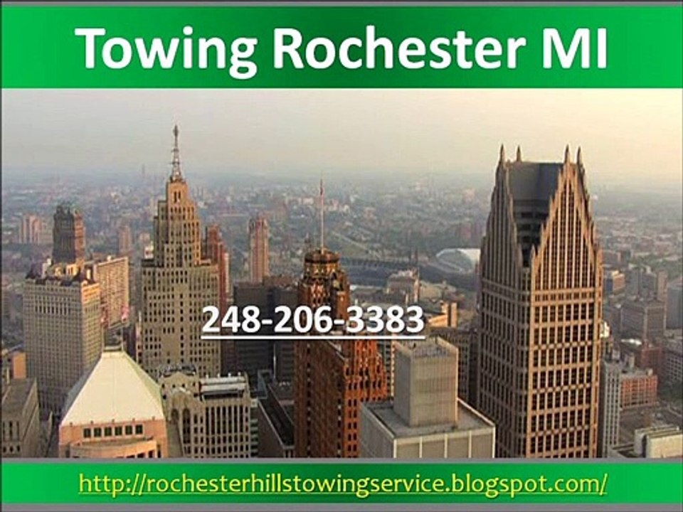 Towing Rochester MI (248) 206-3383