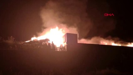 DENİZLİ'DE FABRİKA YANGINI-2