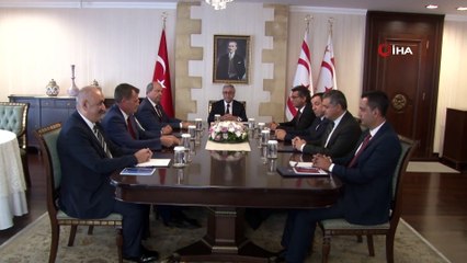 - KKTC Cumhurbaşkanı Akıncı, parti başkanlarıyla bir araya geldi