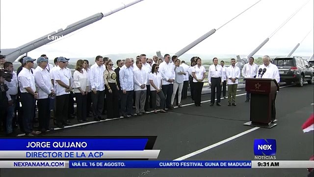 Palabras de Jorge Luis Quijano sobre la inauguración del Puente Atlántico en Colón - Nex Noticias