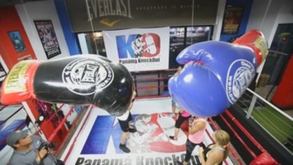 Gimnasio en Panamá enseña a noquear como "Manos de Piedra" Durán