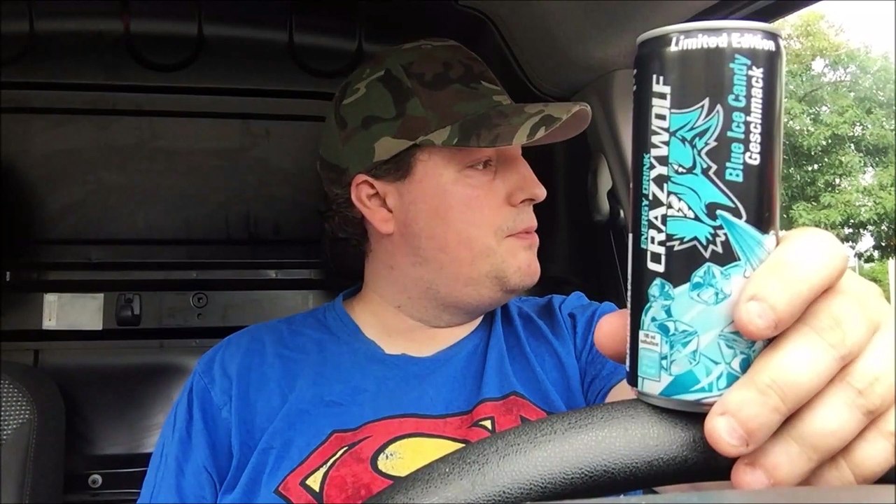 Crazy Wolf Limited Edition Blue Ice Candy Energy Drink Review und Test