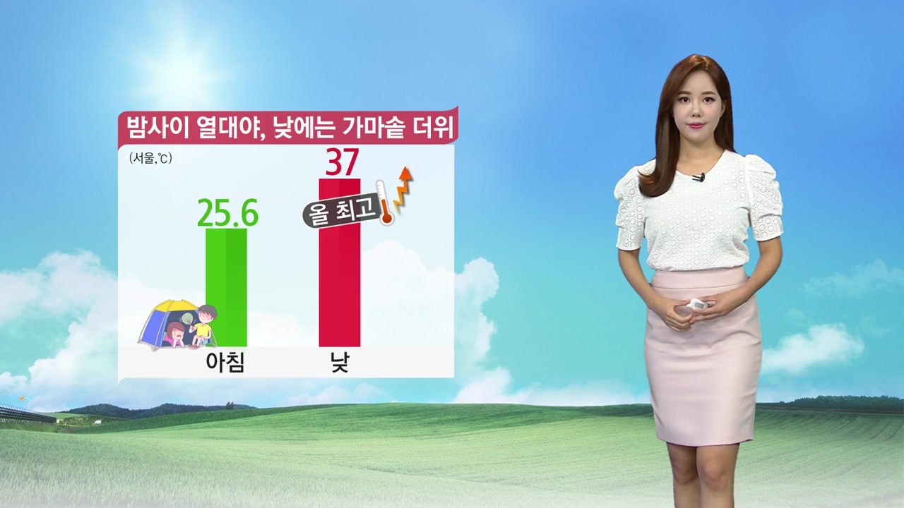 [날씨] 밤사이 열대야, 낮에는 가마솥 더위 / YTN