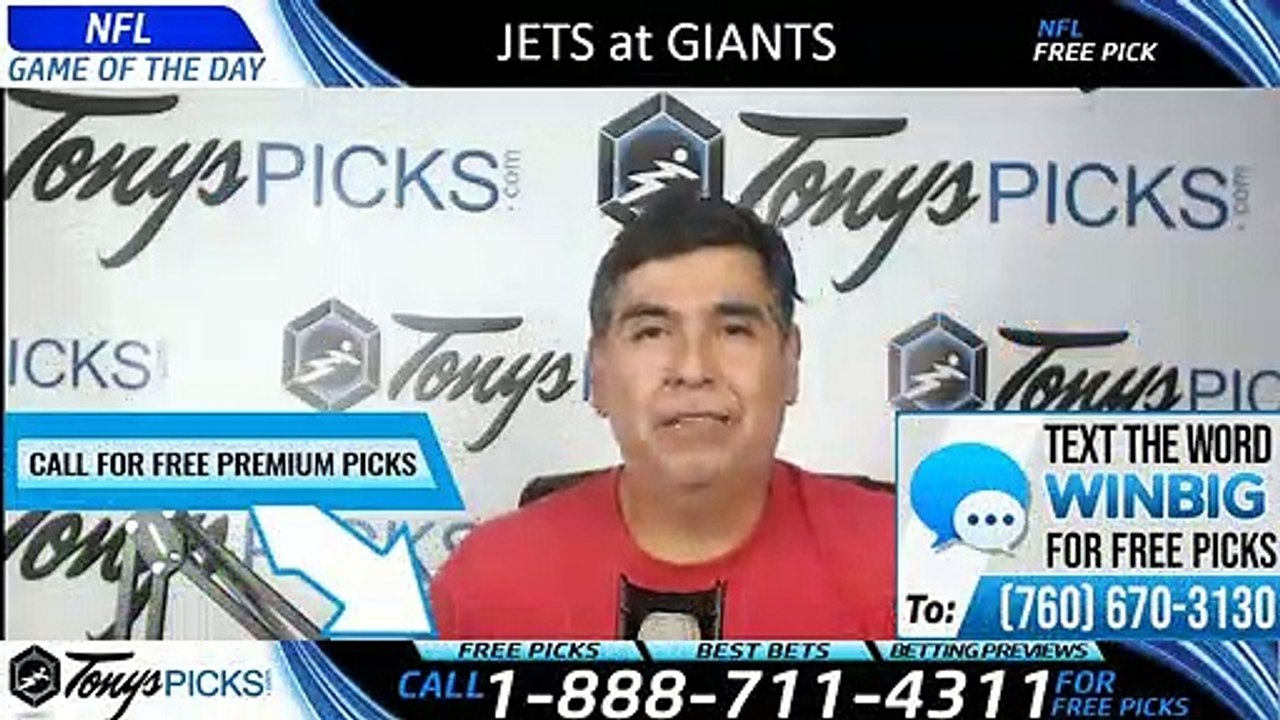 Jets Giants NFL Pick 8/8/2019