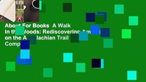 About For Books  A Walk in the Woods: Rediscovering America on the Appalachian Trail Complete