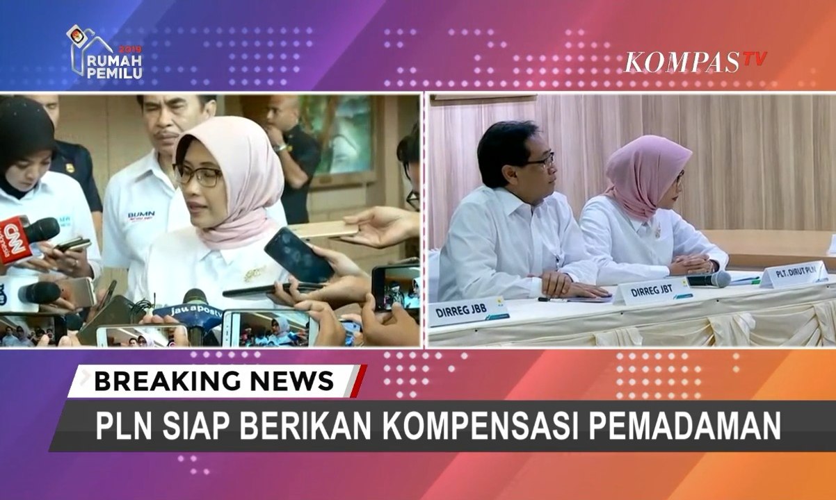 BREAKING NEWS - Plt Dirut PLN: Kami Siap Berikan Kompensasi Kepada Masyarakat
