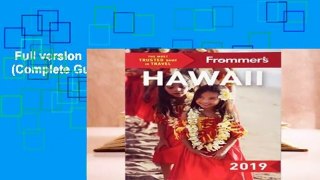 Full version  Frommer s Hawaii 2019 (Complete Guides)  Review