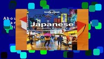About For Books  Lonely Planet Japanese Phrasebook   Dictionary Complete