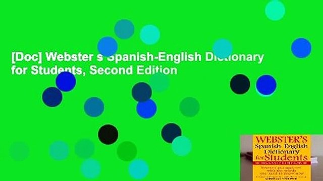 [Doc] Webster s Spanish-English Dictionary for Students, Second Edition