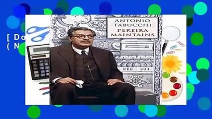 Pereira Maintains by Antonio Tabucchi 📖 - New Directions Paperbook