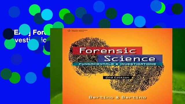 [READ] Forensic Science: Fundamentals Investigations