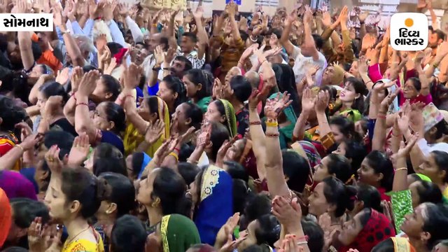 શ્રાવણ માસના પ્રથમ સોમવારે સોમાનાથમાં ભાવિકોની લાંબી લાઇન લાગી, પાલખીયાત્રા નીકળી