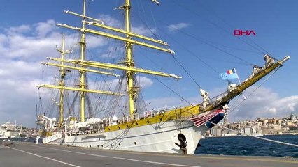 İSTANBUL-ROMANYA DONANMASI'NIN 81 YAŞINDAKİ ASKERİ GEMİSİ İSTANBUL'DAN AYRILDI