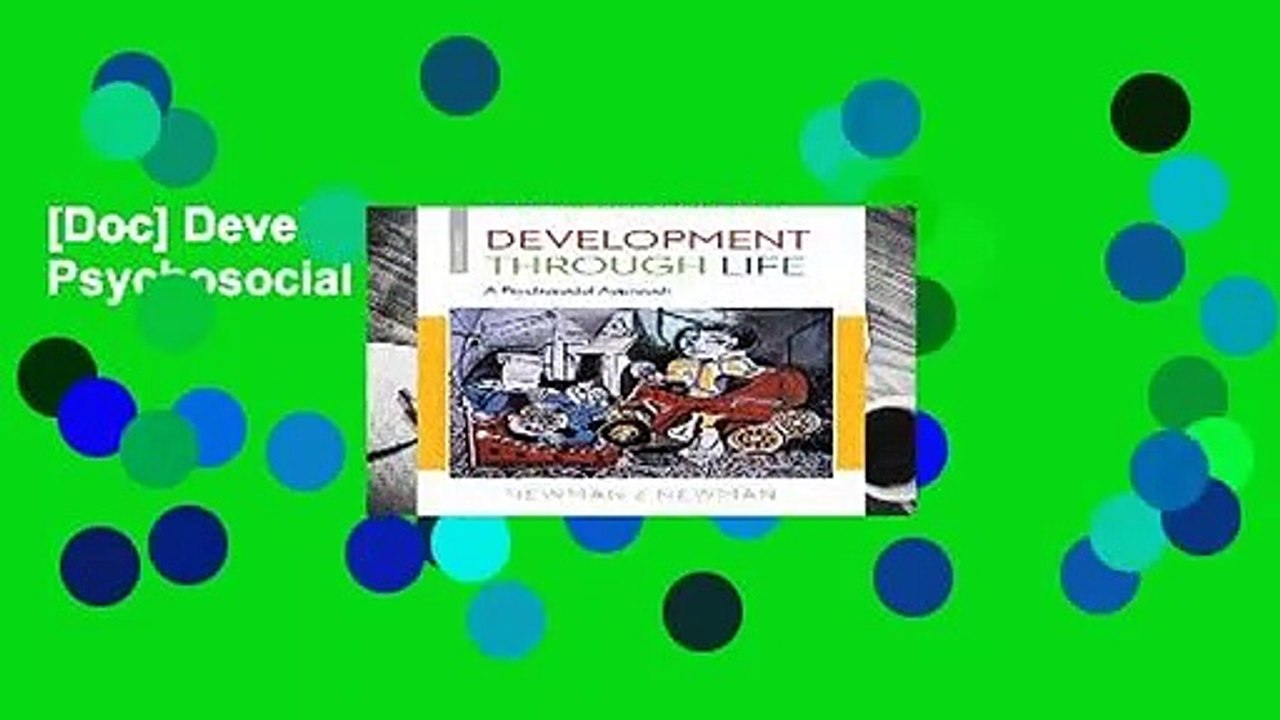 [Doc] Development Through Life: A Psychosocial Approach