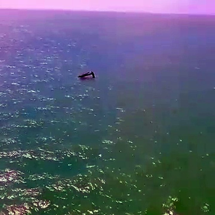 How Can This Large Excavator Be Stranded In The Middle Of The Ocean ?
