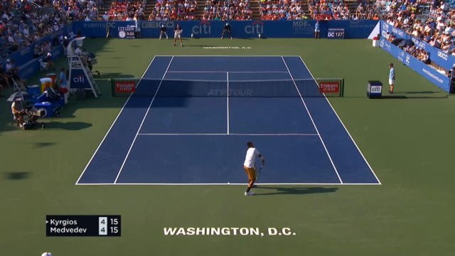 تنس: بطولة واشنطن: كيريوس يتغلب على ميدفيديف 7-6 و7-6