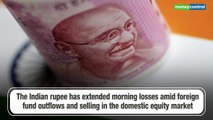 Rupee extends losses, trades near day's low at 70.46 per dollar