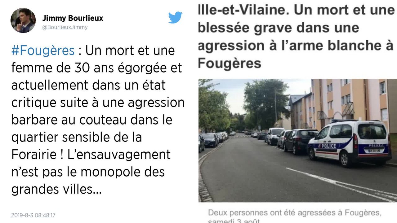 Ille-et-Vilaine. Homicide à Fougères : le suspect a avoué.