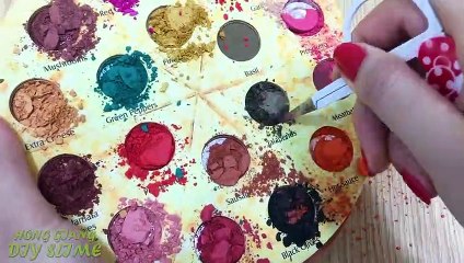 Slime Coloring with Makeup Compilation ! Most Satisfying Slime s #6