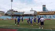 Trực tiếp | CLB Hà Nội tập làm quen sân Hàng Đẫy trước trận Chung kết AFC Cup lịch sử