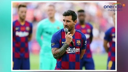 മെസ്സിക്ക് പരിക്ക് ബാഴ്‌സക്ക് തിരിച്ചടി  രണ്ട് മത്സരങ്ങളില്‍ പുറത്തിരിക്കും