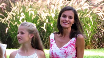 Posado de la familia real en Palma de Mallorca 2019