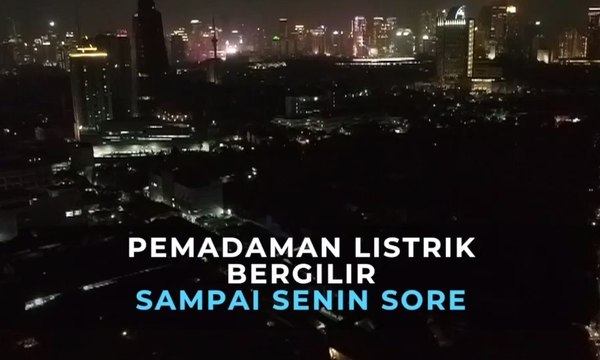 PLN: Pemadaman Listrik Bergilir Sampai Senin Sore