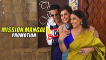 Akshay Kumar, Vidya Balan & Taapsee Pannu promoting their film Mission Mangal | Candid Moments