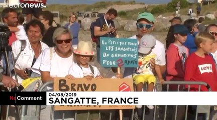 Traversée de la Manche : pari réussi pour Franky Zapata