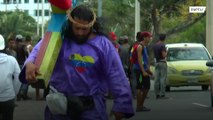 Venezuelan Jesus walks with cross for 24 days to shed light on migration crisis