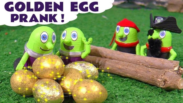 Funny Funlings Golden Egg Prank with Thomas and Friends and Pirate Funling in this Family Friendly Full Episode English Story for Kids
