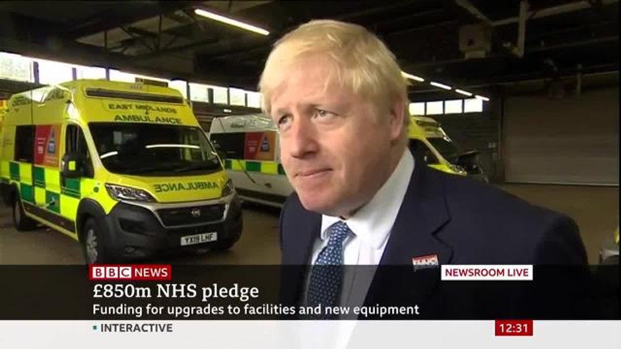 Boris Johnson says NHS cash is 'new money'