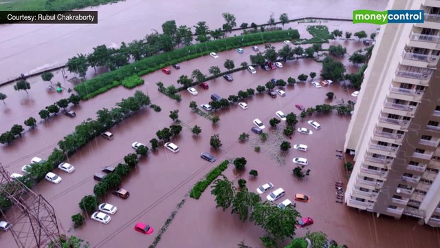 Mumbai rains: Part of a Dombivali township built on flood plains submerges under water