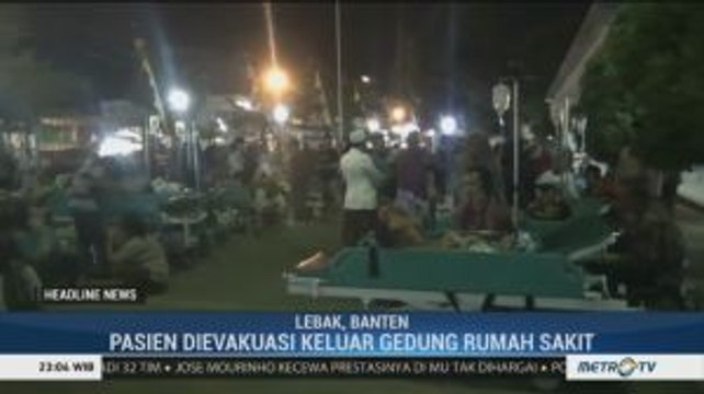 Akibat Gempa, Pasien RS Adjidarmo Dievakuasi Keluar Gedung
