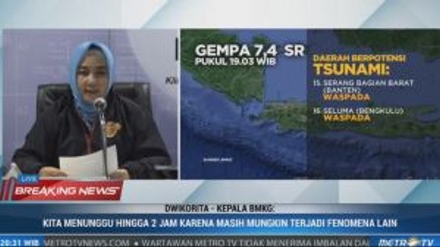 BMKG Belum Melihat Ada Potensi Gempa Susulan