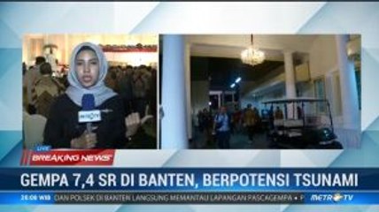 Gempa Banten Juga Dirasakan di Istana Merdeka