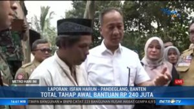 Bantuan Logistik untuk Korban Gempa Mulai Disalurkan