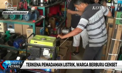 Terkena Pemadaman Listrik, Warga Berburu Genset