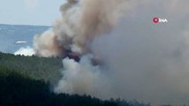 - Orman yangınına müdahale sürüyor