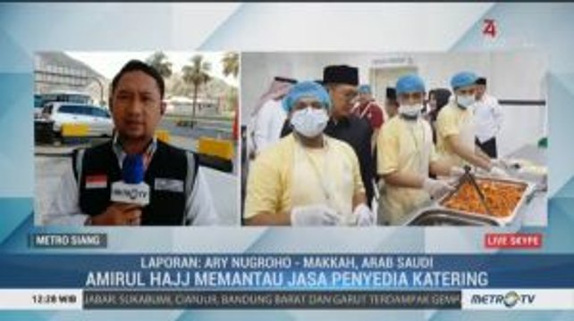 Menag Tinjau Dapur Katering Jemaah Haji