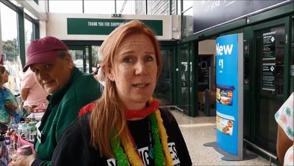 carnival atmosphere at Morrisons Littlehampton for the CLIC Sargent fundraising day