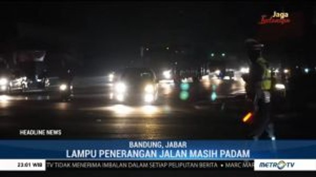 Listrik Padam, Polisi di Bandung Lakukan Rekayasa Lalin