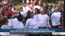 Jokowi Gelar Gathering Kabinet Kerja di Istana Bogor